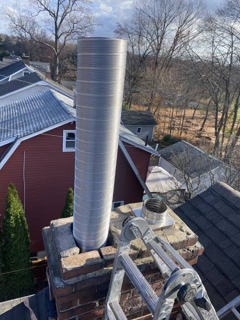 Installing a stainless chimney liner